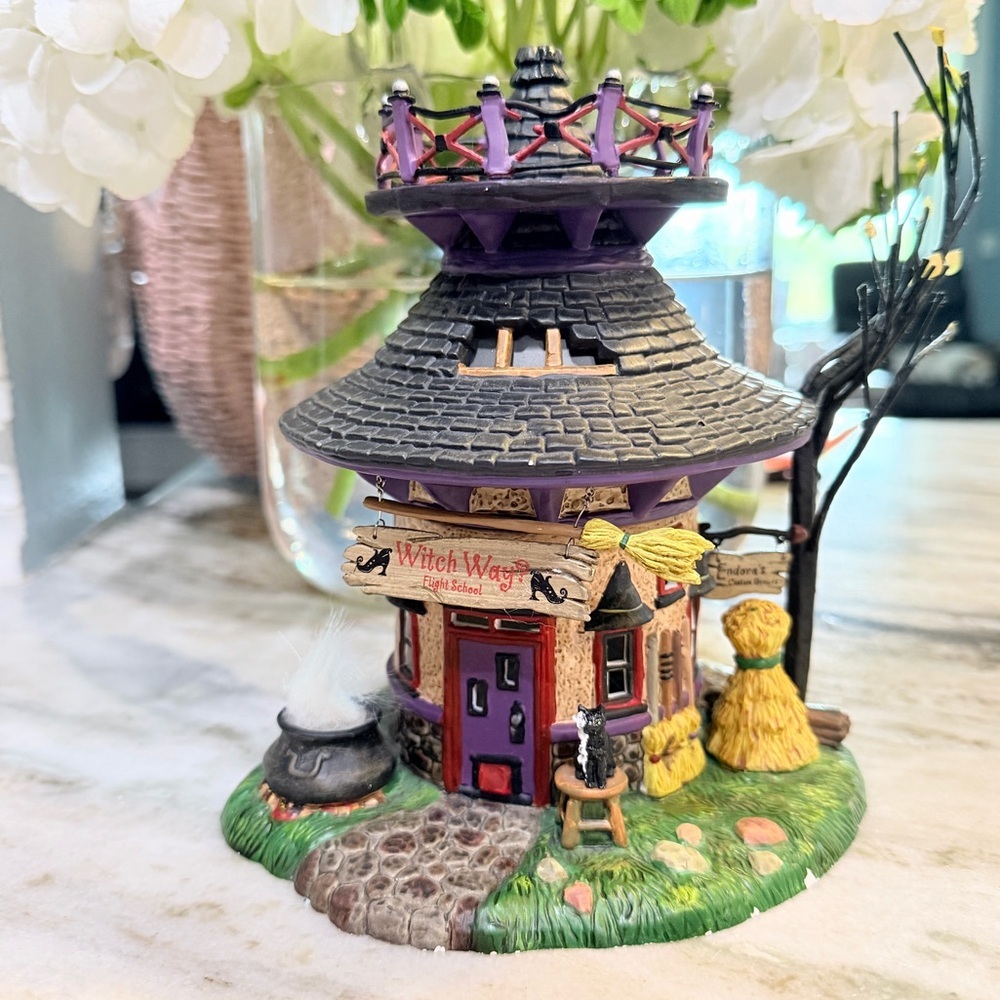 Department 56 Witch Way Flight School